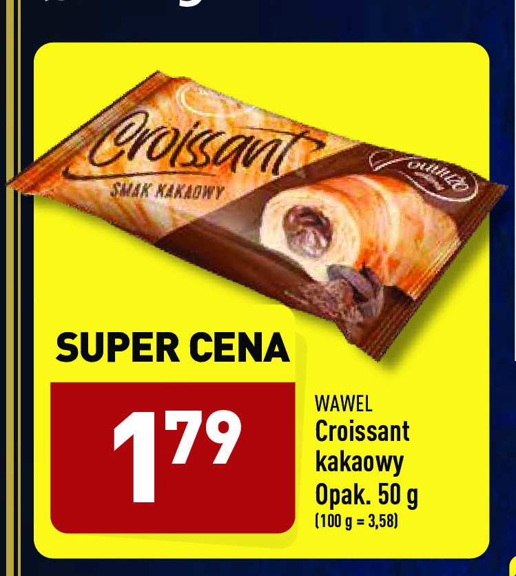 Croissant kakaowy Wawel promocje