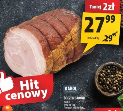 Boczek Babuni Karol promocja w Arhelan