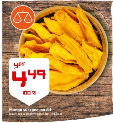 Mango suszone w paskach promocja w Lidl