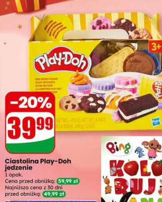 Ciastolina Play-Doh jedzenie promocja w Dino