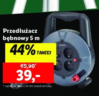 Przedłużacz bębnowy 5 m Parkside promocja