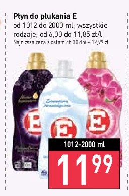 Płyn do płukania sensitive E magiczna świeżość promocja