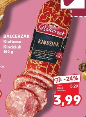 Kiełbasa Kindziuk promocja w Kaufland