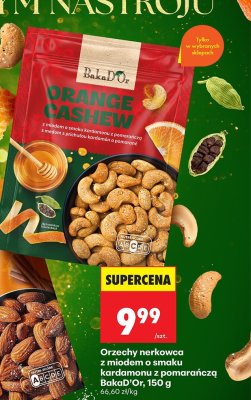 Orzechy nerkowca z miodem o smaku kardamonu z pomarańczą promocja w Biedronka