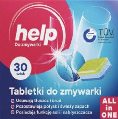 Tabletki do zmywarki Help promocja w Delikatesy Centrum