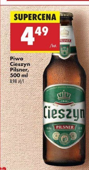 Piwo Cieszyn pilsner promocja