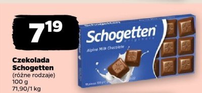 Czekolada różne rodzaje promocja w Netto