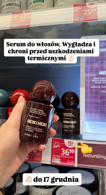 Serum do włosów Heiki Heiki Glossy Serum promocja w Rossmann