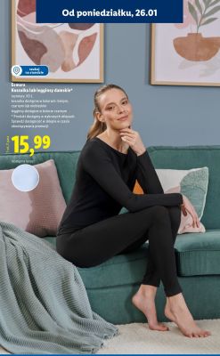Koszulka lub legginsy damskie Esmara rozmiary: XS-L promocja w Lidl