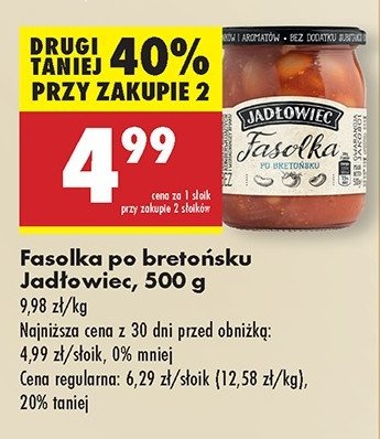 Fasolka po bretońsku Jadłowiec promocja
