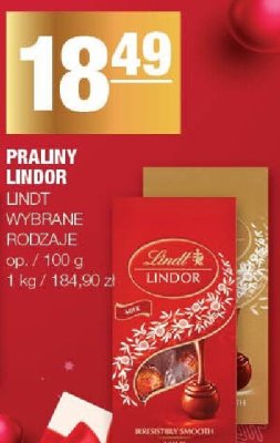 Praliny Lindor Lindt promocja w SPAR