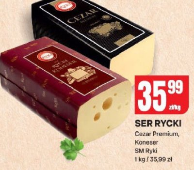 Ser rycki Cezar Premium Koneser SM Ryki promocja w Chorten
