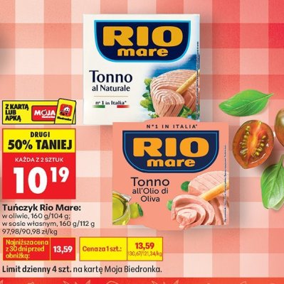Tuńczyk w oliwie  promocja w Biedronka