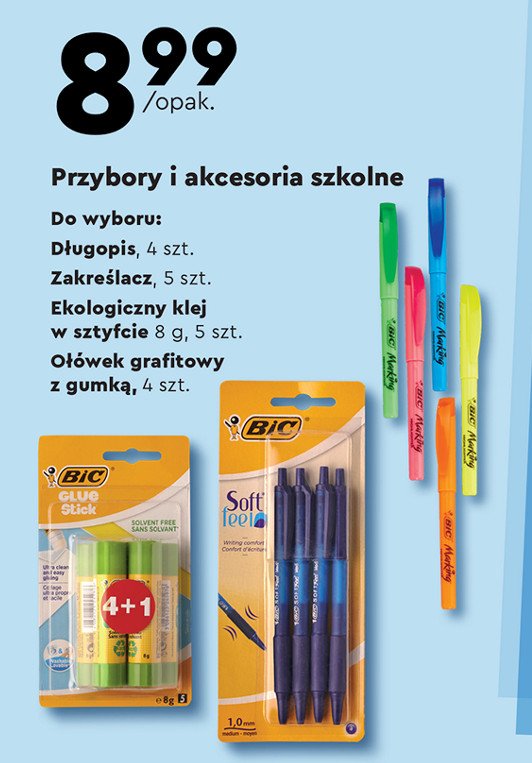 Klej ekologiczny Bic glue stick promocja