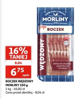 Boczek wędzony plastry Morliny promocja