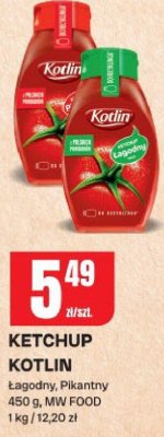 Ketchup Kotlin łagodny, pikantny promocja w Chorten