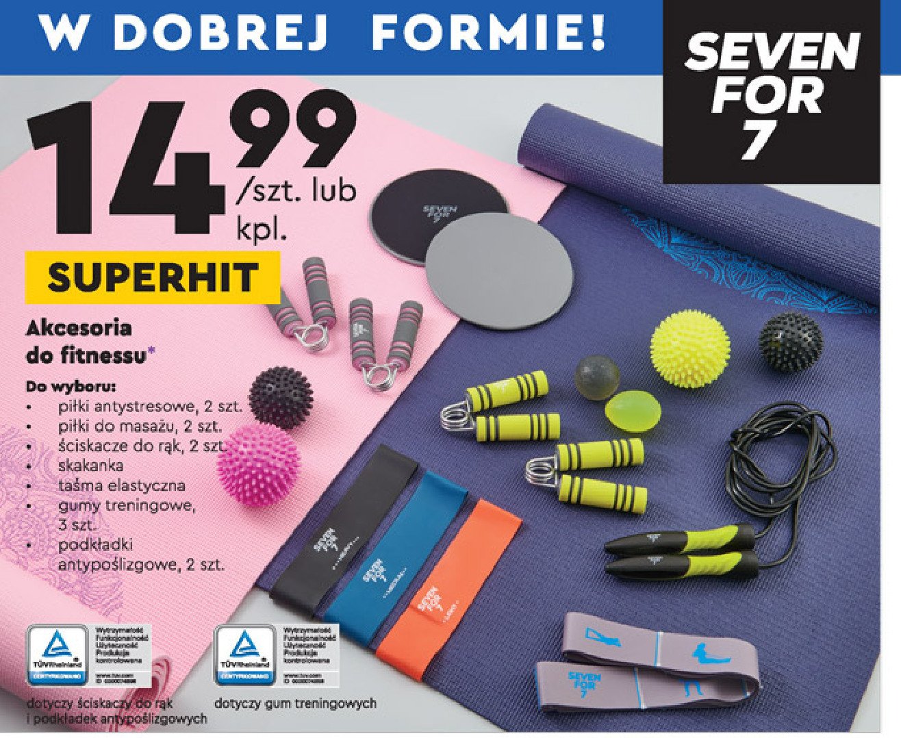 艢ciskacze do r膮k Seven for 7 promocja