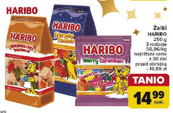 Żelki weihnachts backerei Haribo promocja w Carrefour