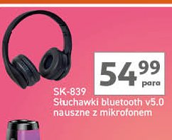 Słuchawki bezprzewodowe sk-839bx Vakoss promocja w Auchan