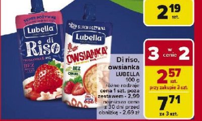 Owsianka bananowo-truskawkowa Lubella promocja