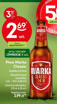 Piwo promocja w Żabka