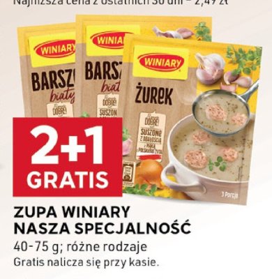 Zupa Winiary nasza specjalność promocja w Stokrotka