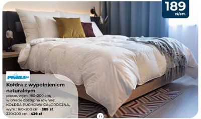 Kołdra z wypełnieniem naturalnym Primatex pierze 160x200 cm promocja w PSB Mrówka