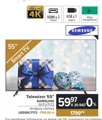 Telewizor led 55" ue55ru7172 Samsung promocja
