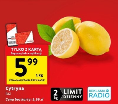 Cytryna luz promocja w Intermarche