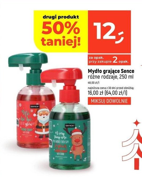 Mydło w płynie grające Sence promocja w Dealz