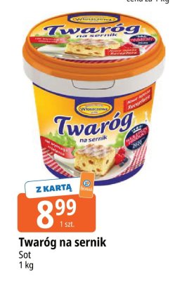 Twaróg na sernik Sot promocja w Leclerc