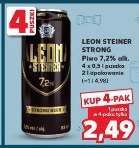 Piwo Leonsteiner strong promocja