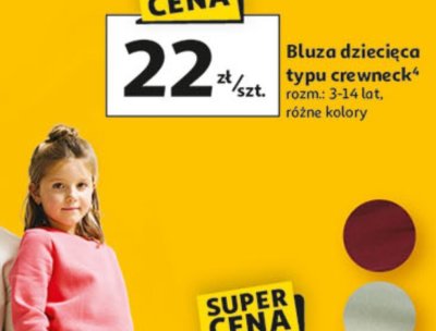 Bluza dziecięca promocja w Auchan
