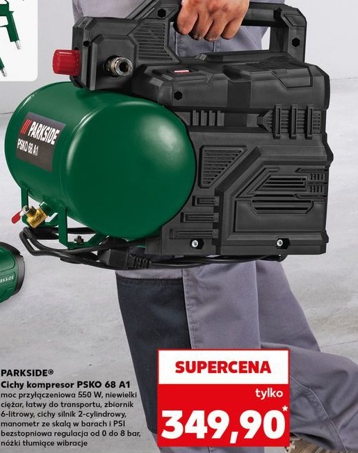 Kompresor 550 w Parkside promocja