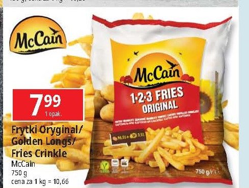 Frytki Mccain golden longs promocja