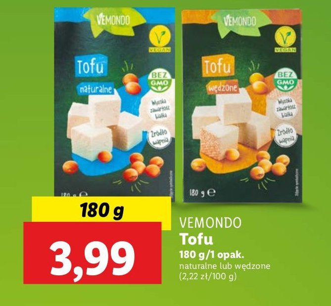 Tofu o smaku naturalnym Vemondo promocja