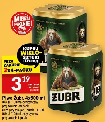 Piwo Żubr promocja w Twój Market