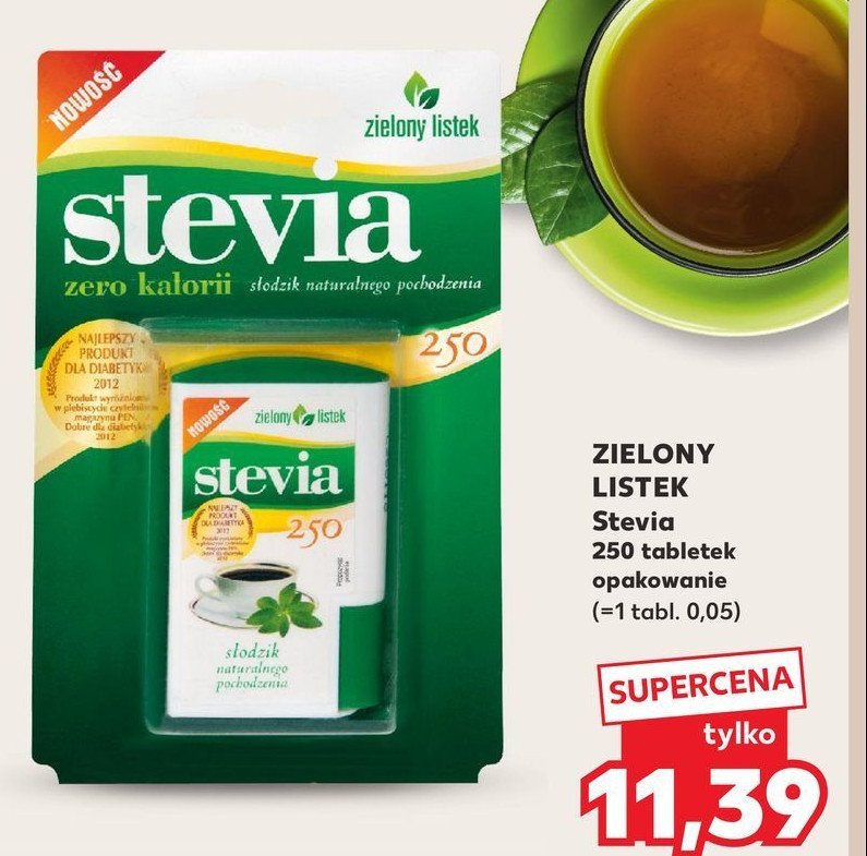 Słodzik w tabletkach Stevia promocja