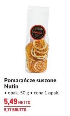 Pomarańcze suszone Nutin promocja w Makro