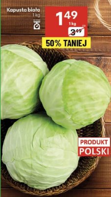 Kapusta biała promocja w Delikatesy Centrum