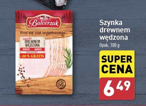 Szynka drewnem wędzona Balcerzak promocja