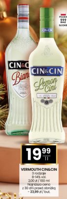 Vermouth CIN&CIN Lemon Cini promocja w Twój Market