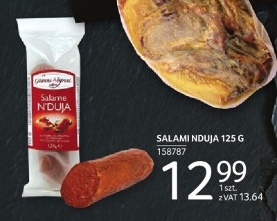 Salami Nduja 125 g promocja w Selgros