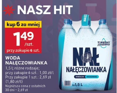 Woda Nałęczowianka promocja w Stokrotka