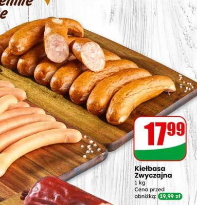 Kiełbasa Zwyczajna AGRO Rydzyna promocja w Dino