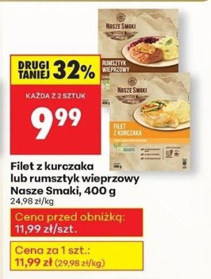 Rumsztyk wieprzowy promocja w Biedronka