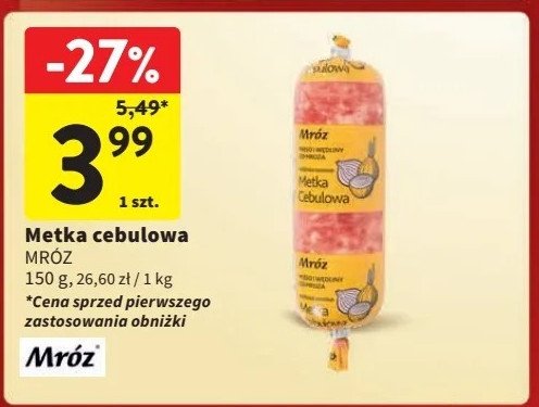 Metka cebulowa Mróz promocja