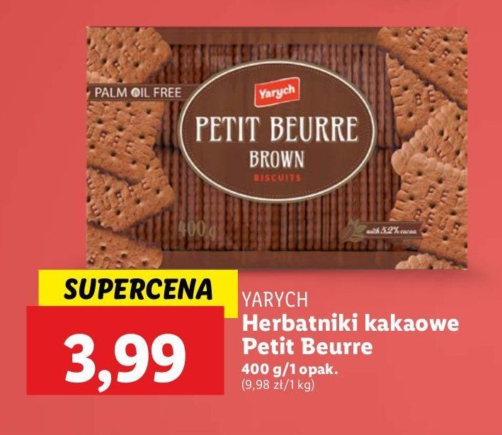 Herbatniki kakaowe Yarych promocja