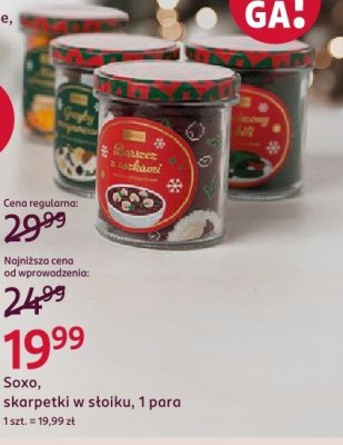 Skarpetki w słoiku  promocja w Rossmann