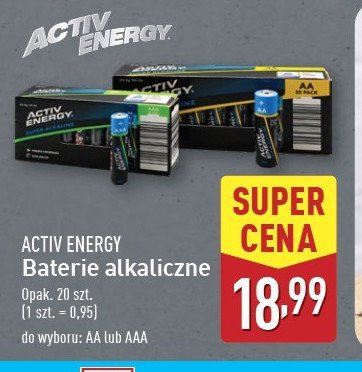 Baterie aa Activ energy promocja